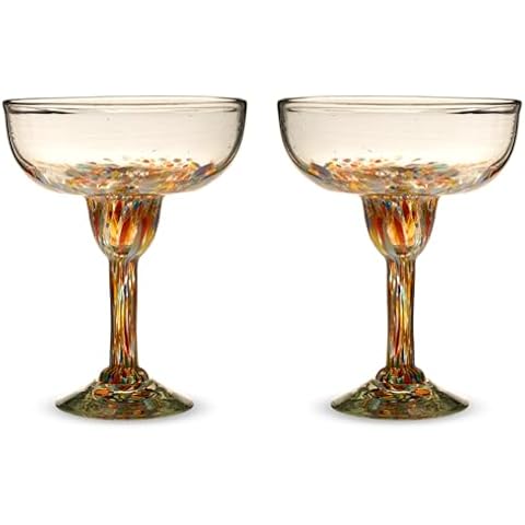 Segunda Vida Colorful Margarita Glass Set Cover