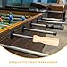 Toddmomy Solid Wood Foosball Table Handles Replacement Parts for Table Soccer Accessories 4.92 Inch Ergonomic Grip for Foosball
