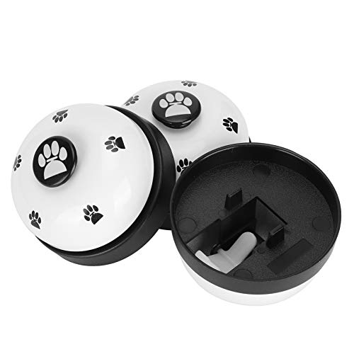 3Pcs Dog Ing, Pet Training Bell Doggie Cat Called Dinner Potty Toilet Doorbells Puppies and Device Toys Tools for Housing Outdoor White (White)
