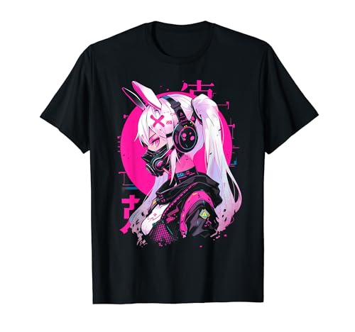 Anime Manga Cyberpunk Aesthetic Techwear Harajuku T-Shirt