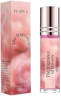 Pheromone Roll On Perfume Oil for Women, Rose Patchouli Geranium Scent, Alcohol-Free Floral Fragrance, Long Lasting Feminine Scent