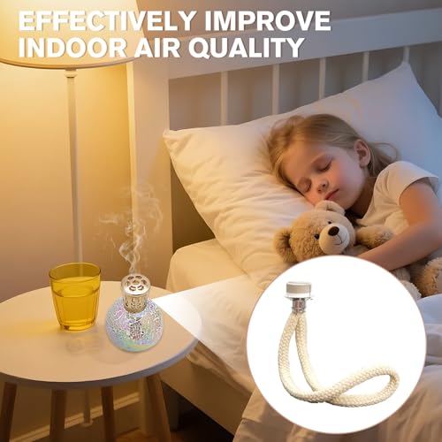 Miniatura 5 de Aihoom 2 Piezas Mecha Para Lámpara Berger, Repuesto De Mecha Catalítica 18mm Diámetro X 16cm, Para Lámparas De Aceite Y Difusores De Aromas - Purificación Del Aire Y Aromaterapia