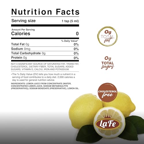 La Fe 100% Lime & Lemon Juice Variety Pack - 32oz each from Lemon & Lime Juice Concentrate made with Fresh Lemons & Limes Grown in Northern Peru - Thumbnail 3
