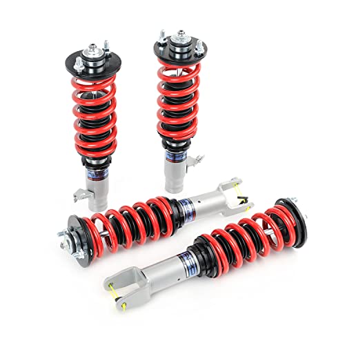FAPO Coilover for Honda Civic 1988-2000 EF ED EG EH EJ EK EM, for Honda CR-X 88-91, for Acura Integra 1990-2001, for Honda Del Sol 93-97 Adjustable Height Mono-Tube coil spring Lowering Kits by FAPO RACING - Used condition - US$186.50