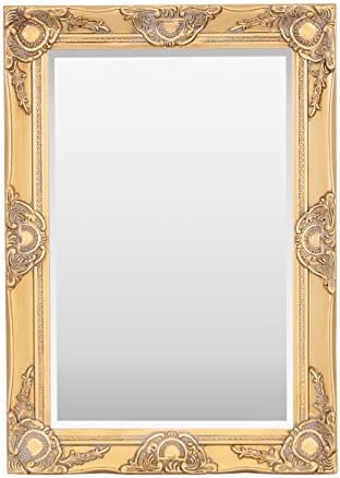 Select Mirrors Haywood Rectangle Wall Mirror (60cm x 90cm, Vintage White)