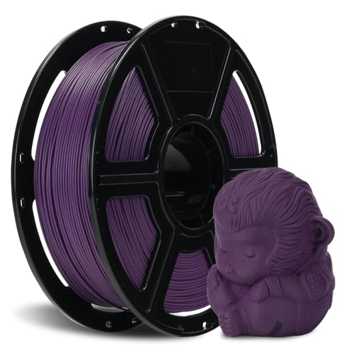 Image of FLASHFORGE Carbon Fiber PLA Filament 1.75mm, Carbon Fiber Reinforced PLA 3D Printer Filament, 1KG Spool Dimensional Accuracy + /- 0.02mm, High Strength & High Abrasion-Resistance (Iris Purple)