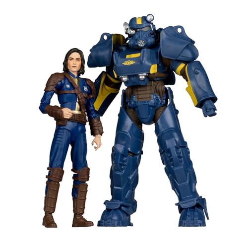 McFarlane Toys- Fallout 4 T-60 Vault Tec and Sole Survivor 2 Pack