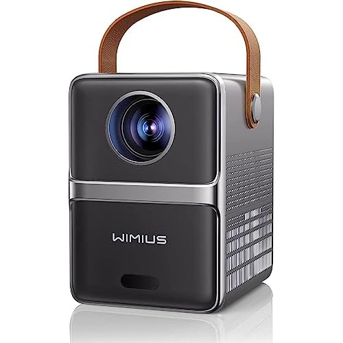 [Electric Focus] Mini Projector with 5GWiFi and Bluetooth, WIMIUS 1080P Outdoor Projector, Portable Movie Projector, 300″ Screen, Compatible with iOS/Android/TV Stick/HDMI/PS5