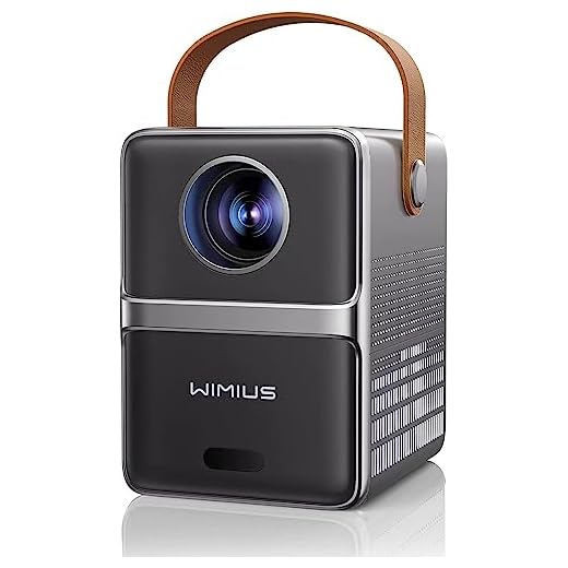 [Electric Focus] Mini Projector with 5GWiFi and Bluetooth, WIMIUS 1080P Outdoor Projector, Portable Movie Projector, 300" Screen, Compatible with iOS/Android/TV Stick/HDMI/PS5