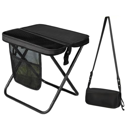 折りたたみ椅子 アウト 超軽量 コンパクト 折り畳み椅子 ドアスツール コンパクト収納袋一体型 携帯チェア キャンプ 釣り BBQ 登山 運動会 野外 キャンプ 旅行 屋外用/室内 (（大さいサイズ）)