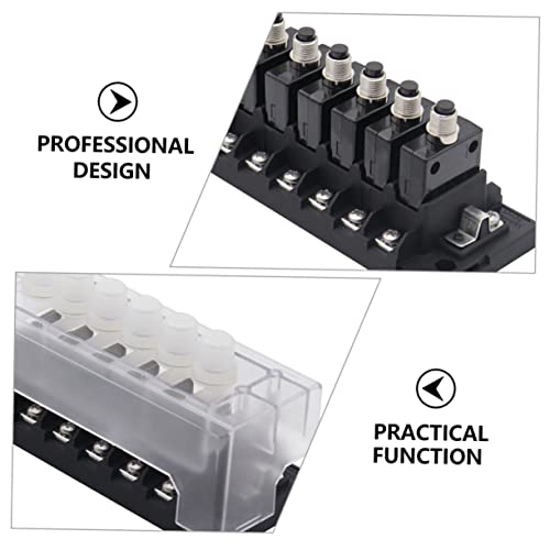 FAVOMOTO 1 Conjunto Protetor De Circuito De Disjuntor De 6 Vias Para Caixa De Sobrecarga De Disjunto