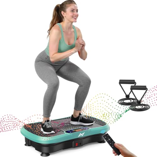 AXV Vibration Plate Exercise Machine Fitness Platform Body Vibrating Board | Curved…