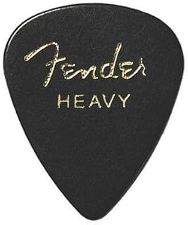 Fender　ピック×10枚　ティアドロップ HEAVY-BLK