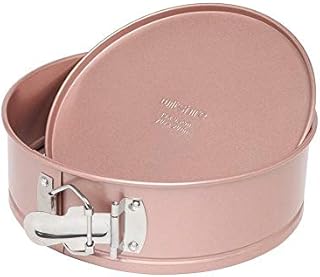 Wiltshire Rose Gold Mini Spring Form Pan, Cake Tin, Cake Mould, Baking Pan, Round, Non-Stick with Flat Base, Dimensions: Ø10cm