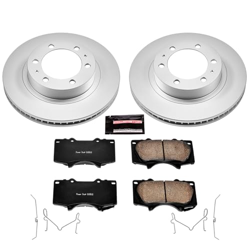 Image of PowerStop Z17 Brake Pad & Fully Coated Rotor Kit Front CRK137