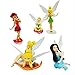QWYU 6 Stück/Set Weihnachtskinder Geschenk Tinkerbell Puppen Fliegende Blume Fee Kinder Animation Cartoon Spielzeug Mädchen Babyspielzeug
