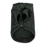 Hundepulli Hunde Bekleidung Hundemantel Haustiere Katze Welpen Winterjacke mit Brustschutz Winter Hundejacke Baumwolle Winterpulli Hundebekleidung für Outdoor Geschenk Freizeit Spazieren Grün XL