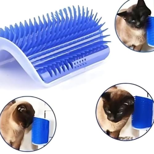 Brinquedo Para Gato Coçador Roçador Escova Pet Com Catnip Coçadinha Massageadora Canto de Parede Ant