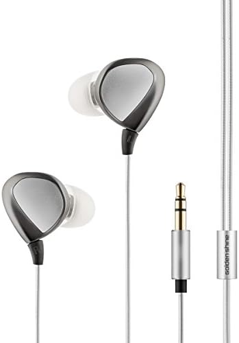 In-Ear Headphones Earbuds,RIOROO Wired Earphones with Microphone Stereo Bass Boost Noise Isolating Headphone Tangle Free Cable for Iphone All Apple Android Cell Phone,PC,MP3 Players More