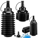 Newtay 4 Pack Water Bullet Beads Subpackage Bottle Water Gel Bead Subpackage Bottle Bullets Beads Refill Ammo Bottle Plastic Bottle Gel Bead Accessories for Gel Gun Outdoor Game