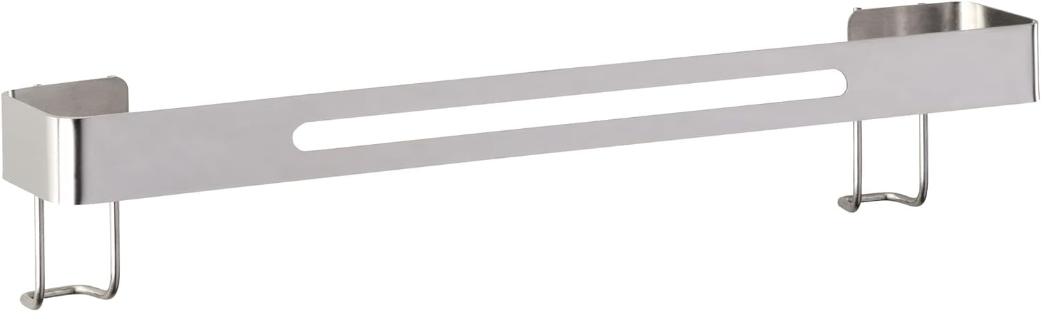 Wall Mounted Towel Rail - Wall Mounted Towel Holder, Stainless Steel, 40.5 x 8.5 x 9.5 cm, Chrome