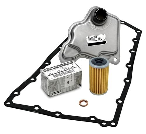 4STEED MOTORS Transmission Oil Cooler Filter 31728-29X0D 31726-3JX0A 31726-28X0A Oil Pan Gasket 31397-1XF0D Drain plug Washer 11026-JA00A Compatible with Nissan Altima Quest Murano Infiniti Qx60