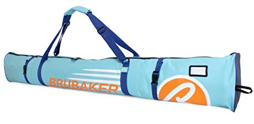 BRUBAKER Padded Ski Bag Skibag Carver Champion - Limited Edition - 190 cm / 74 3/4