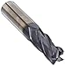 YG-1 EM153 Carbide Square Nose End Mill, TIALN Multilayer Finish, 30 Deg Helix, 4 Flutes, 4" Overall Length, 1" Cutting Diameter, 1" Shank Diameter