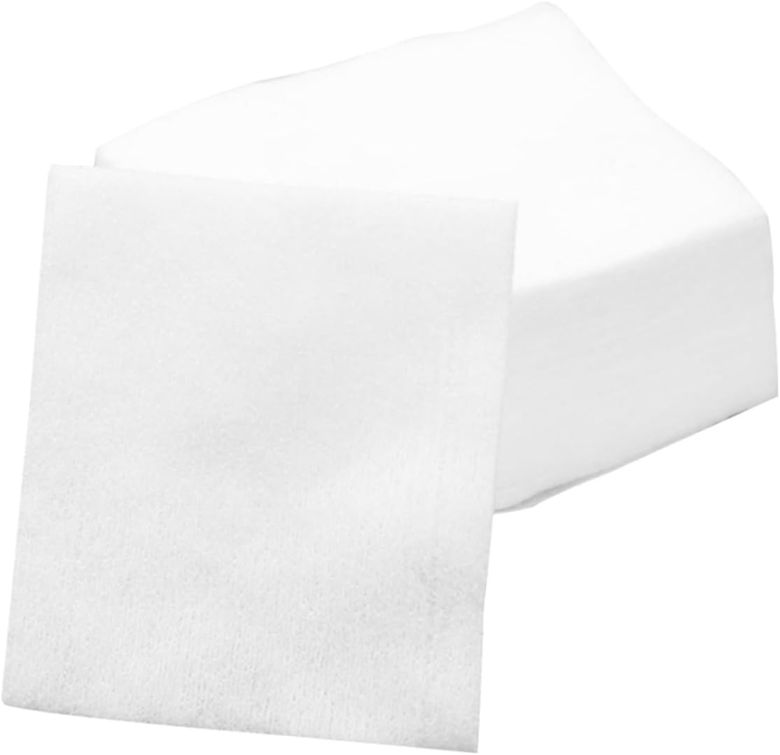 400pcs Disposable Cotton Makeup Pads for Face and Nail Art, White