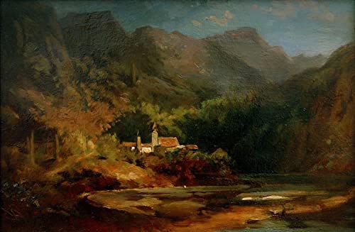 Peinture d'art Mural Rendez-vous nocturne de Carl Spitzweg pour sublimer la chambre à coucher