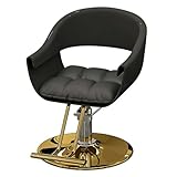Réglage de la hauteur et rotation fluides : équipé d'un système de levage hydraulique robuste, la hauteur du siège s'ajuste sans effort jusqu'à 10,2 cm. Profitez d'une fonctionnalité pivotante à 360 degrés pour un maximum de précision et de facilité lors des coupes de cheveux et des coiffures