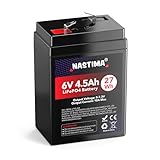 【Seguro y Confiable】: LiFePo4-Lithiumbatterie 6V 4,5Ah tiene BMS (sistema de administración de batería) incorporado para protegerlo de sobrecarga, sobredescarga, sobrecorriente, cortocircuito y sobrecalentamiento. Tecnología de equilibrio de batería patentada para garantizar la seguridad de su batería durante el uso. Le recomendamos que utilice un cargador de 7,3V 1,5A. La tensión de carga no debe superar un máximo de 7,3V.