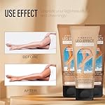 Leg Makeup Waterproof No Transfer, Leg Vein Cover up Makeup for Varicose Veins Waterproof Black Skin, Body Scar Cover up for Tattoo Concealer (Medium Golw) - Image 3