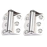 Charnière pour porte en bois - facile à installer et rapide, adaptée à l'ouverture et à la fermeture des meubles, charnière pour volet