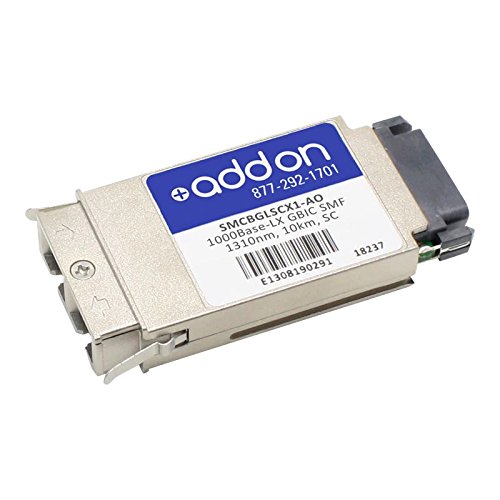 Add-onputer Peripherals, L SMCBGLSCX1-AO SMC Networks GBIC Transceiver Provides 1000Base-LX