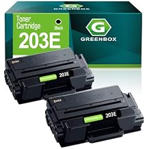 GREENBOX Compatible MLT-D203E Toner Cartridge Replacement for Samsung D203E MLTD203E SU890A, 10,000 Pages High Yield for ProXpress M3870FW M3370FD M4070FR M3320ND M3820DW M4020ND M4072 2 Black