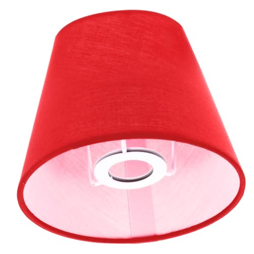Lurrose Cloth Lampshade Wall Lamp Cover 5.5 Inch Fabric Lamp Shade Chandelier Accessory for Living Room Bedroom Study Hotel Lighting