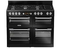 Leisure Cuisinemaster CS110F722K 110cm wide Dual Fuel Range Cooker with Gas Hob - Black - A/A/A Rated