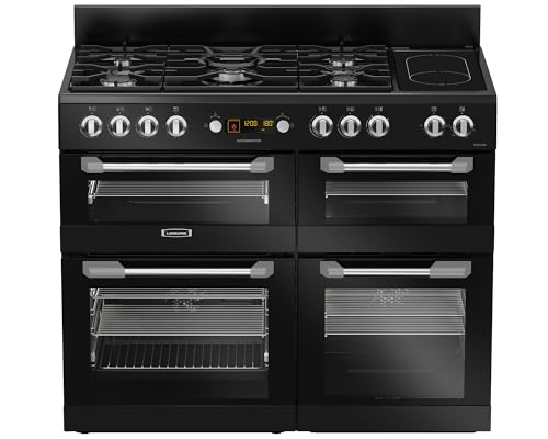 Image of Leisure Cuisinemaster CS110F722K 110cm wide Dual Fuel Range Cooker with Gas Hob - Black - A/A/A Rated