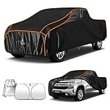 Hail Protector Car Cover for Truck(Length:242"-262") + Gift Windshield Sunshade, Multi-Layered EVA Hail Proof Car Cover, Padded Car Hail Protector F-150, Silverado, Ram, Sierra,Tundra, Tundra etc.