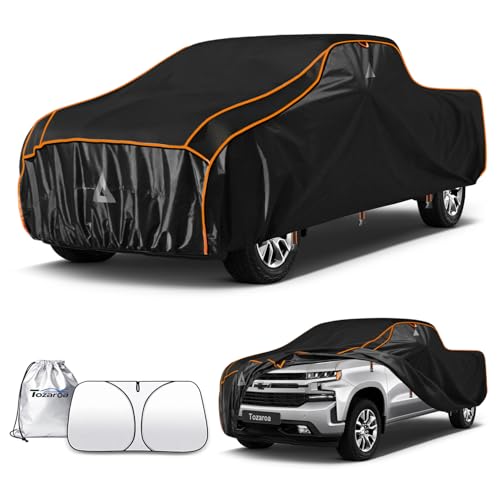 Hail Protector Car Cover for Truck(Length:242"-262") + Gift Windshield Sunshade, Multi-Layered EVA Hail Proof Car Cover, Padded Car Hail Protector F-150, Silverado, Ram, Sierra,Tundra, Tundra etc.