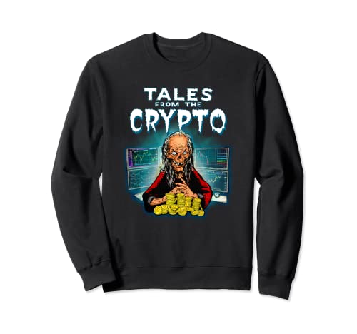 CRYPTO CUENTOS - divertido criptomoneda minero cómic BTC coin tee Sudadera