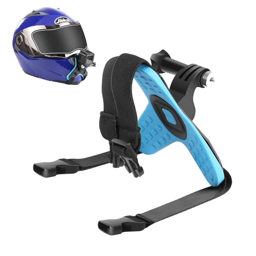 Soporte de correa de barbilla PULUZ para casco de motocicleta compatible con GoPro HERO12 y DJI