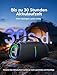 RIENOK 100W Bluetooth Lautsprecher mit 2+2 Channel, 30 Std. Laufzeit Musikbox Support USB TF und AUX mit RGB Licht, IPX6 für Outdoor Sound Party Werkstatt Baustelle Marktstand