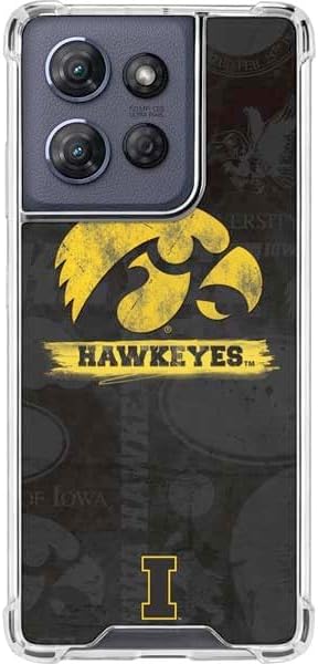 Skinit Clear Phone Case Compatible with Moto G Power 5G (2025) - Officially Licensed University of Iowa Design
