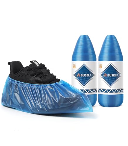 Disposable Shoe Covers, Non-Slip, Waterproof Booties – Compact Roll Design for Easy Storage, Fits Up to US Women 13 & Men 11, Perfect for Indoor Use, Real Estate Showings, Home Cleaning, etc (200 Pcs)