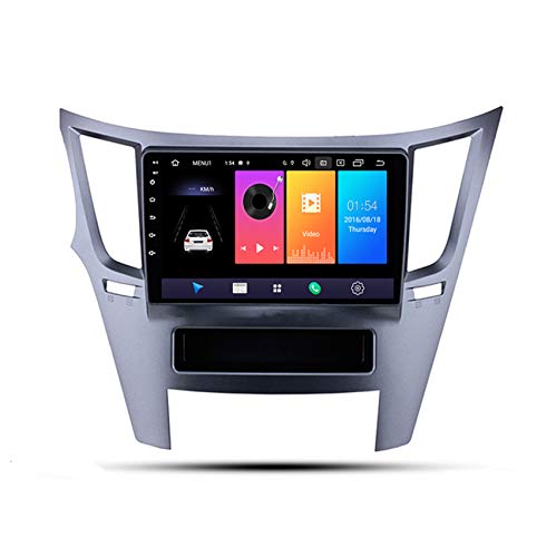 9,0 Zoll Android 8,1 Autoradio mit Navi GPS Car Stero für Subaru Legacy Outback 2009-2014 Mirrorlink Bluetooth WiFi FM Lenkradsteuerung