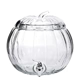 HOMLA Pumpkin Bocal en verre avec robinet de citrouille 8 l