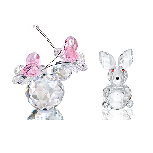 H&D Hyaline & Dora Crystal Animal Paperweight Table Center Decoration, Applicable To Office Desk, Home Bedroom #TOP20