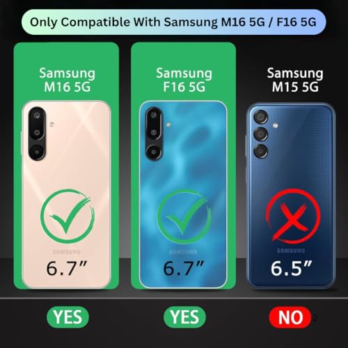 Image of ShieldTech Back Cover Case + Screen Protector for Samsung Galaxy M16 5G / F16 5G | Transparent Mobile Phone Back Cover for Samsung Galaxy M 16 / F 16 5G | Samsung M16 / F16 5G TPU Transparent Case